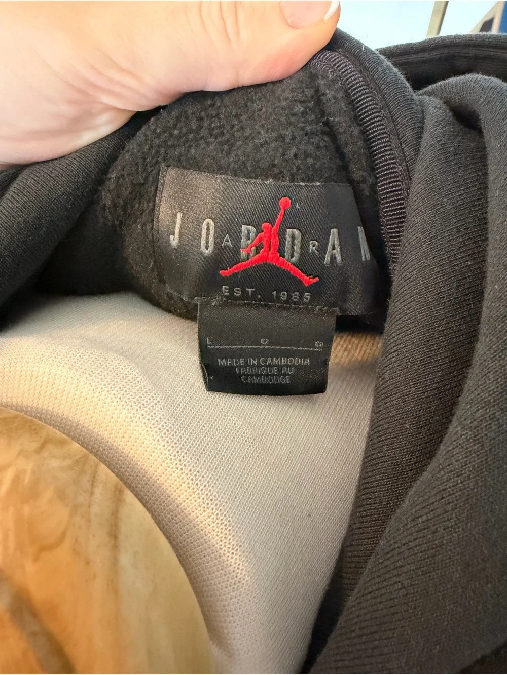 Jordan Michael Jordan Black Graphic Hoodie Sweatshirt